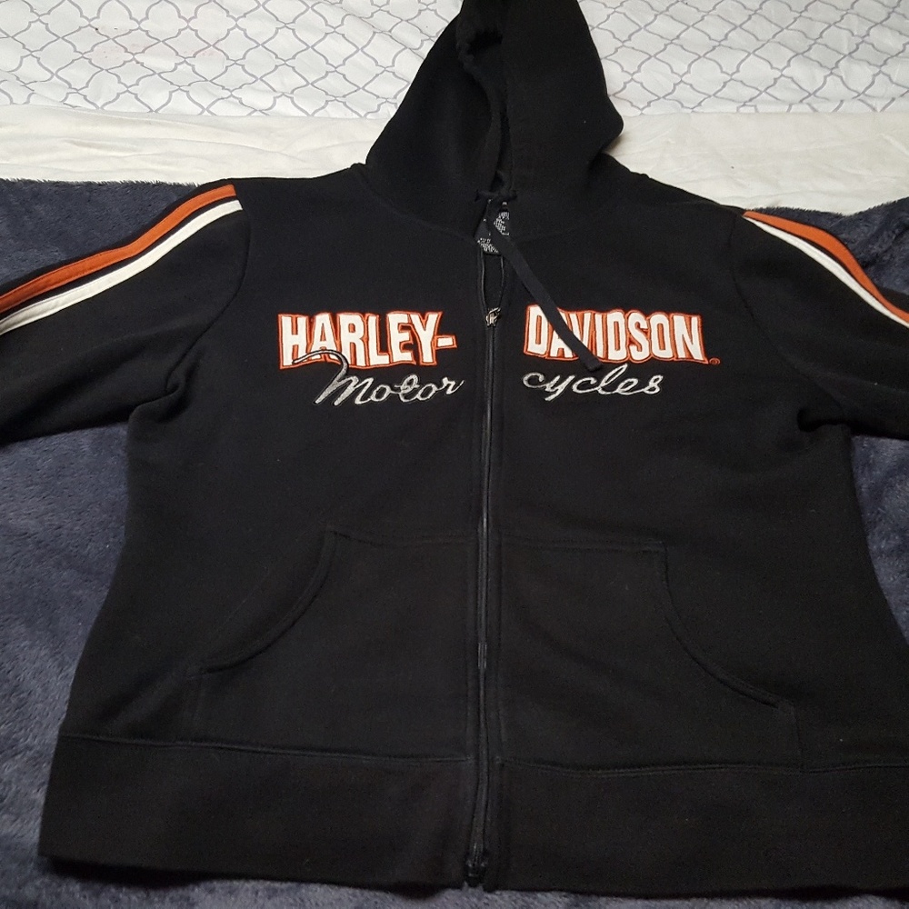 Harley Davidson zip up hoodie